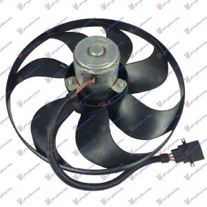 VENTILATOR A/C DESNI (30cm) BENZIN - DIZEL VW POLO CLASSIC (1995-2002) (OEM: 1J0959455D, 1J0959455F, 6H0959455B)