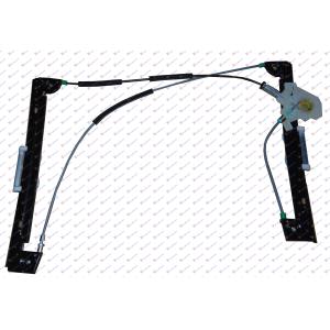 PODIZAC PREDNJEG PROZORA ELEKTRICNI BEZ MOTOR Leva str. MINI COOPER/ONE (R50/R53) (2002-2006) (OEM: 51332756083, 51337039451)