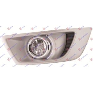 MAGLENKA OKRUGLA SREBRNI OKVIR H8 Leva str. FORD MONDEO (2007-2011) (OEM: 1513914)