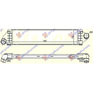 HLADNJAK INTERKULERA 1.6 - 1.8 - 2.0 - 2.2TDCI (66x15x4 FORD MONDEO (2007-2011) (OEM: 1429406)