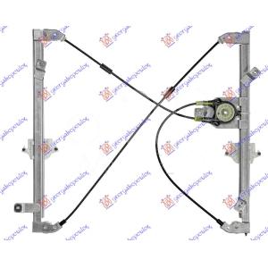 PODIZAC PREDNJEG PROZORA ELEKTRICNI (BEZ MOTORA) (A KVALITET) Desna str. CITROEN BERLINGO (2002-2008) (OEM: 9222A4, 9222G1)