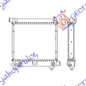 HLADNJAK MOTORA 1.8 - 2.0 - 2.3BZ M/A - AC (29x35 MERCEDES 190E (W201) (1984-1993) (OEM: 2015000603, 2015004603, A2015004603)