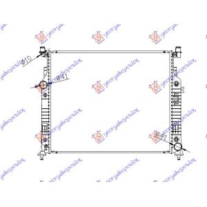 HLADNJAK MOTORA (SVI MODELI) M/A +/ - AC (63.5x53) MERCEDES ML (W164) (2005-2011) (OEM: 2515000003, 2515000103, 2515000303)