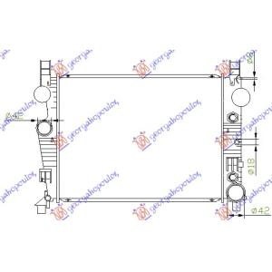 HLADNJAK MOTORA 4.3 - 5.0 (64x47.2x42) AUTOMA MERCEDES S CLASS (W220) (1998-2005) (OEM: 2205000103)