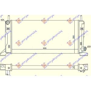 HLADNJAK MOTORA 1.4 - 1.6XR3 (60.3x29.8) FORD ESCORT IV (1986-1988) (OEM: 6184413)