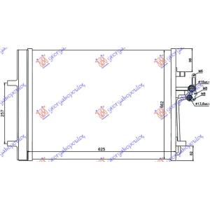 HLADNJAK KLIME BENZIN - DIZEL (59x47x1.6) LAND ROVER FREELANDER (2007-2014) (OEM: 1405365, 1437112, 30680275)