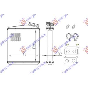 GREJAC KABINE (B) +/ - AC (179x178) LAND ROVER FREELANDER (2007-2014) (OEM: 30767275, LR002632)