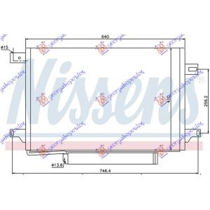 HLADNJAK KLIME DIZEL (60x41x12) (BUS) MERCEDES SPRINTER 209-524 (W906) (2006-2013) (OEM: 0008308670, 0018300370)