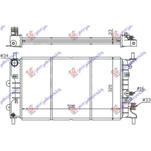 HLADNJAK MOTORA 1.4 - 1.4i - 1.6 (50x30) FORD ESCORT (1990-1992) (OEM: 6912232)