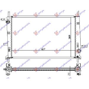 HLADNJAK 1.6 - 1.8 - 2.0Icc 16V+/ - A/C (62x39.5) FORD MONDEO (1993-1996) (OEM: 1029616, 93BB8005ED)