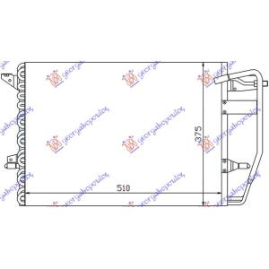 HLADNJAK KLIME BENZIN - DIZEL (51.2x36.5) FORD ESCORT (1993-1995) (OEM: 6925232)