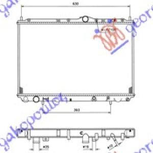 HLADNJAK 1.6 - 1.8 - 2.0 BENZ +/ - AC (40.2x65.5x1 VOLVO S40 (2000-2003) (OEM: 8602065)