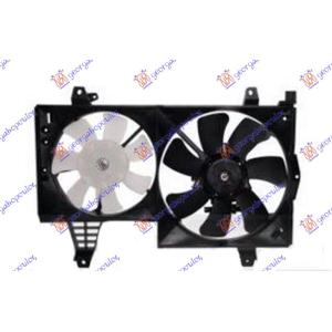 VENTILATOR (DUPLI) 2.0 BENZIN (320/250mm) VOLVO S40 (2000-2003) (OEM: 33457441, 33457458, 306230665)