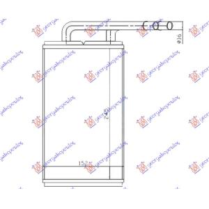 GREJAC KABINE (BR) - AC (245x147) FORD TRANSIT (1995-2000) (OEM: 1092721, 1113755, 7110379)