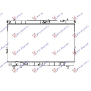 HLADNJAK MOTORA 2.0 CRDI (MAN) (+/-AC) (726x403) CEV 8mm (NRF) HYUNDAI SANTA FE 2000-2005 (SM) (OEM: 25310-26400, 2531026400)