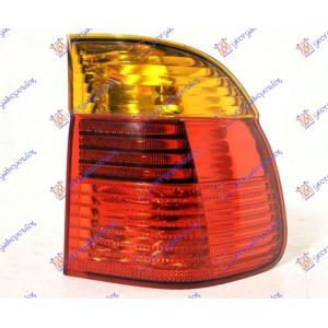 STOP LAMPA SPOLJNA (CRVENO - ZUTA) (KAR)00 - Desna str. BMW SERIES 5 (E39) (1996-2002) (OEM: 63216900214)