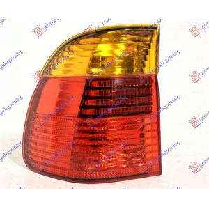 STOP LAMPA SPOLJNA (CRVENO - ZUTA) (KAR)00 - Leva str. BMW SERIES 5 (E39) (1996-2002) (OEM: 63216900213)