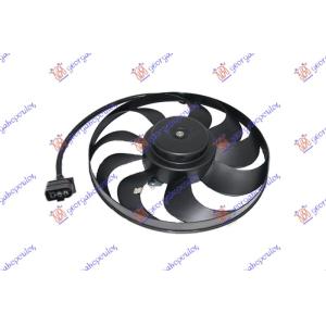 VENTILATOR (MOTOR+VENTILATOR) (290mm) VW BORA (1998-2005) (OEM: 1J0959455P, 1J0959455R)