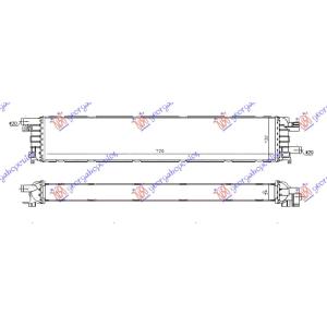 HLADNJAK MOTORA DODATNI 3.0/S4 BENZIN 720x135x52 AUDI A5 (2007-2011) (OEM: 8K0145804B, 8K0145804E, 8K0145804F)