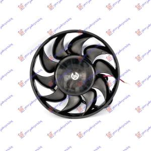 VENTILATOR (MOTOR+ELISA) BENZIN - DIZEL AUDI 80 (1991-1994) (OEM: 4A0959455A, 4A0959455C, 893959455F)