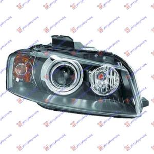 FAR KSENON (MARELLI) 05 - Desna str. AUDI A3 (2003-2008) (OEM: 8P0941030R)