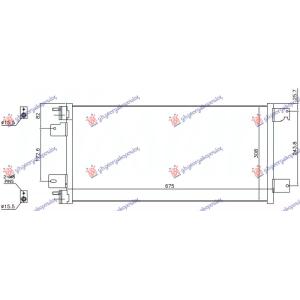 HLADNJAK KLIME 2.0/2.4 BENZIN (675x376) MAZDA 6 (2008-2013) (OEM: 68004052AA, 68004052AB)
