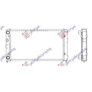 HLADNJAK MOTORA 1.6 (52x32) VW GOLF III (1992-1998) (OEM: 6N0121253J)