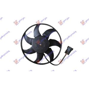 VENTILATOR (MOTOR+ELISA) KABL (345mm) 2P VW TRANSPORTER (T4) (1991-1996) (OEM: 7D0955455K, 7D0959455B, 7D0959455D)