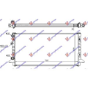 HLADNJAK MOTORA BENZIN - DIZEL AUTOMATIK (72x37) VW PASSAT (1993-1996) (OEM: 3A0121253AB)