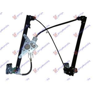 PODIZAC PREDNJEG PROZORA ELEKTRICNI 4/5 VRATA BEZ MOT Desna str. VW CADDY VAN (1996-2004) (OEM: 6K4837402P)