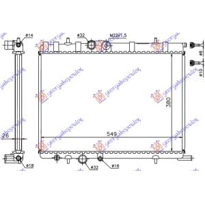 HLADNJAK MOTORA 1.6 16V +/ - A/C (38x55x1.8) CITROEN XSARA PICASSO (1999-2007) (OEM: 1330.69, 1330.74, 133069)