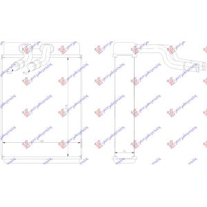 GREJAC KABINE (210x165x42) HYUNDAI H1 VAN (1998-2007) (OEM: 97023-4A000, 97023-4A010, 970234A000)