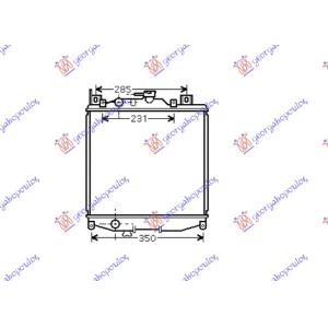 HLADNJAK MOTORA 1.0i 16V (35x36) SUZUKI SWIFT GTi (1993-1996) (OEM: 17700-60821, 1770060821)