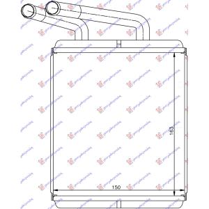 GREJAC KABINE (163x150x42) HYUNDAI H100 VAN (1993-2003) (OEM: 97211-4B000, 972114B000)