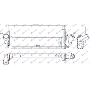 HLADNJAK INTERKULERA 1.5 DCI (657x93x85) RENAULT KANGOO (2003-2008) (OEM: 8200322941, 8200732384)