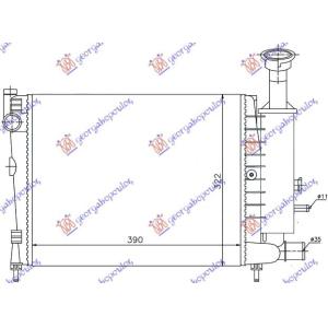 HLADNJAK MOTORA 1.0 - 1.1 - 1.4cc (39x32) CITROEN AX (1987-1991) (OEM: 96011831, 96082116)