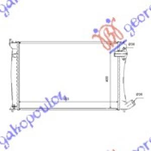 HLADNJAK MOTORA 2.0 HDi (60.3x41.2x27) CITROEN XANTIA (1993-2001) (OEM: 133043)