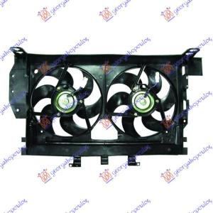 VENTILATOR KOMPLET DUPLI +A/C BENZIN - DIZEL CITROEN XANTIA (1993-2001) (OEM: 95668980)