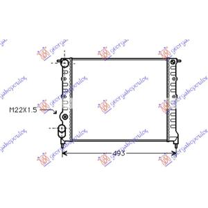 HLADNJAK MOTORA 1.2 - 1.4cc - /AC (43x38) RENAULT CLIO (1990-1994) (OEM: 7700786444, 7701047886, 7701395092)