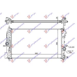 HLADNJAK 1.4TURBO (A14NET - B14NET) BENZIN MAN OPEL INSIGNIA (2008-2013) (OEM: 1300326, 13311078, 39074658)