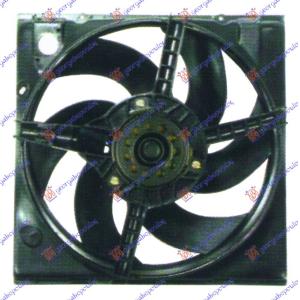 VENTILATOR KOMPLET (38cm) +A/C BENZIN - DIZEL RENAULT 19 (1988-1992) (OEM: 7701042682)