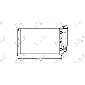 HLADNJAK (62x36) 810938 RENAULT 21 (1990-1994) (OEM: 7700773289)