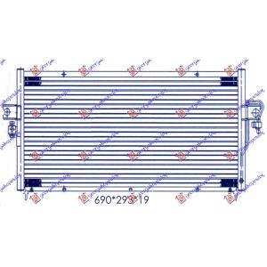 HLADNJAK KLIME SVI MODELI (64.5x27) (07/12mm NISSAN ALMERA (N15) SDN (1996-1998) (OEM: 92110-2M112, 921102M110, 921102M111)