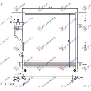 HLADNJAK KL2.5 - 2.8 CRD DIZEL AU.05 - (460x480x16 JEEP CHEROKEE (LIBERTY) (2002-2008) (OEM: 05183561AA, K05183561AA)