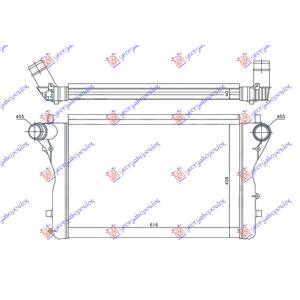 HLADNJAK INTERKULERA 2.0 (S3) 55 CEO ALUMINIJUM AUDI A3 (2008-2012) (OEM: 1K0145803P)