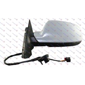 RETROVIZOR ELEKTRICNI SA GREJACEM PM 3 VRATA (MIGAVAC) 10- (8 PIN) (ASFERICNO STAKLO) Leva str. AUDI A3 (2008-2012) (OEM: 8F0857527GRU, 8K0857535F, 8K0949101C)
