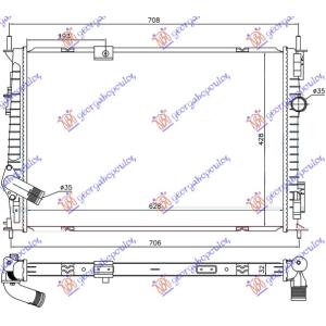 HLADNJAK MOTORA (62.8x42.8x32) NISSAN QASHQAI (2007-2010) (OEM: 21400BB50A)