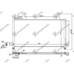 HLADNJAK KLIME 2.0 JTD (63x31.5x16) SUZUKI SX4 (2007-2013) (OEM: 71750369)