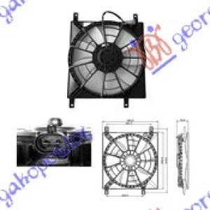 VENTILATOR KOMPLET 1.5i - 1.6i16V VVTi SUZUKI SX4 (2007-2013) (OEM: 71747123)