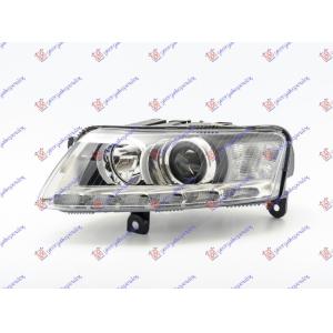 FAR Bi - XENON SA LED DNEVNIM SVETLIMA T. (TYC) Leva str. AUDI A6 (2008-2010) (OEM: 4F0941029CP)